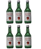 bick.shop® 6x Soju 360ml Korea original 12-21% Vol Alk. Branntwein Reiswein koreanischer Wodka Jinro (Mango)