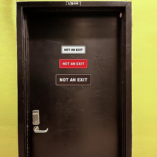 Panneau Not an Exit All Quality pour sécuriser les bureaux et commerces