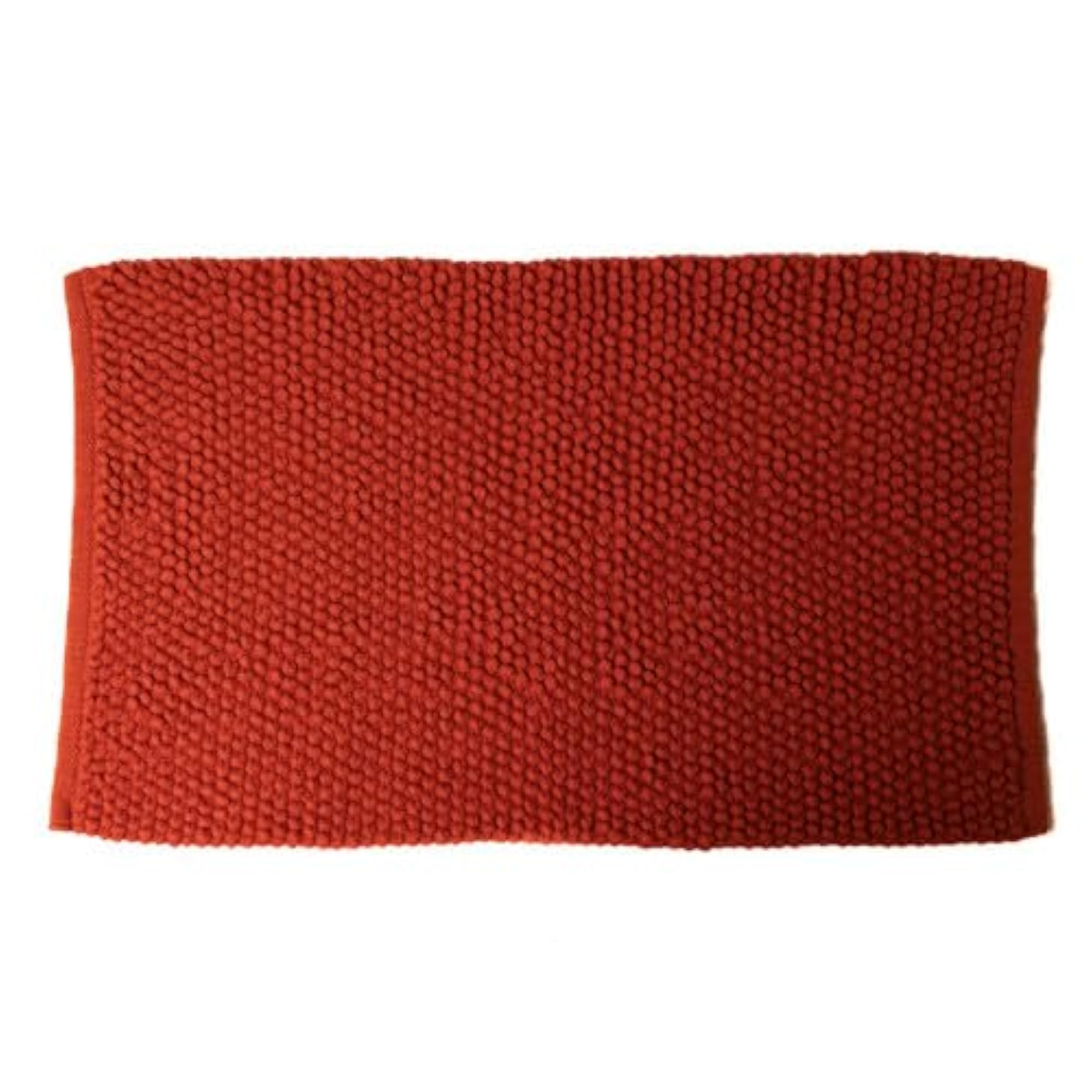 Rust Bubbles Cotton Soft Absorbent Bathmat for Home Decor