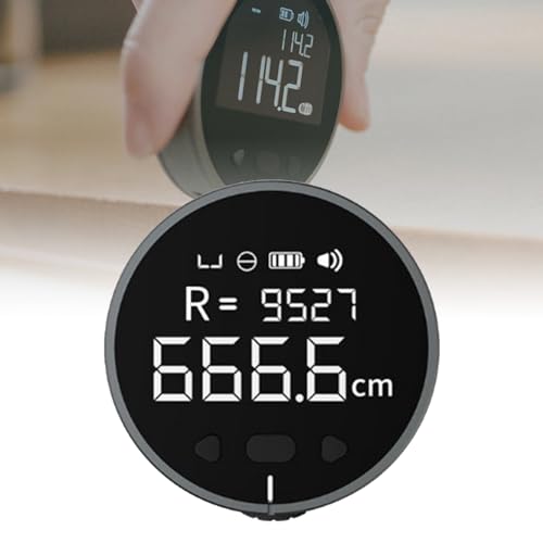 Cinta métrica digital LCD de 328ft con pitido para medición de larga distancia 8