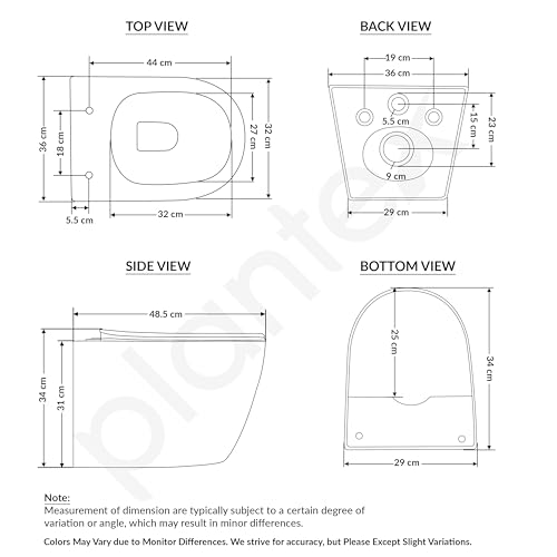 Image of Plantex Toilet for Commode /Rimless and Washdown Western Commode