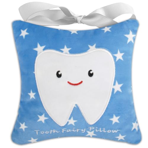 LAPEQQIOJEJ Tooth Fairy Pillow With Pocket | Gifts | Tooth Holder | Bag