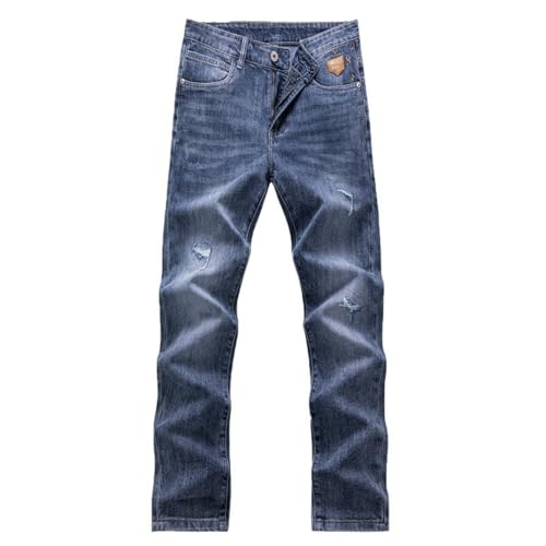 Jeans Pants Trouser Denim Tall and Extended Men's Loose Classic Long Leg Brother Length 115cm Summer Thin