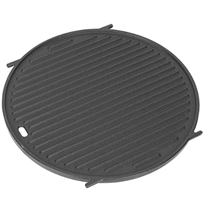8834 Cast Iron Griddle for Weber Gourmet BBQ System Sear Grate, 22-inch Weber Original Kettle Premium/Charcoal Grill 22" Smokers, for Kettle Charcoal Grill Grate 22 inch Diameter 12"