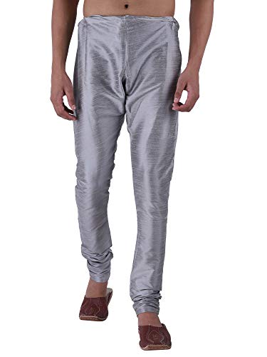 Image of HUZUR Men's Silk Solid Straight Long Kurta Pyjama Set| Ethnic Wear