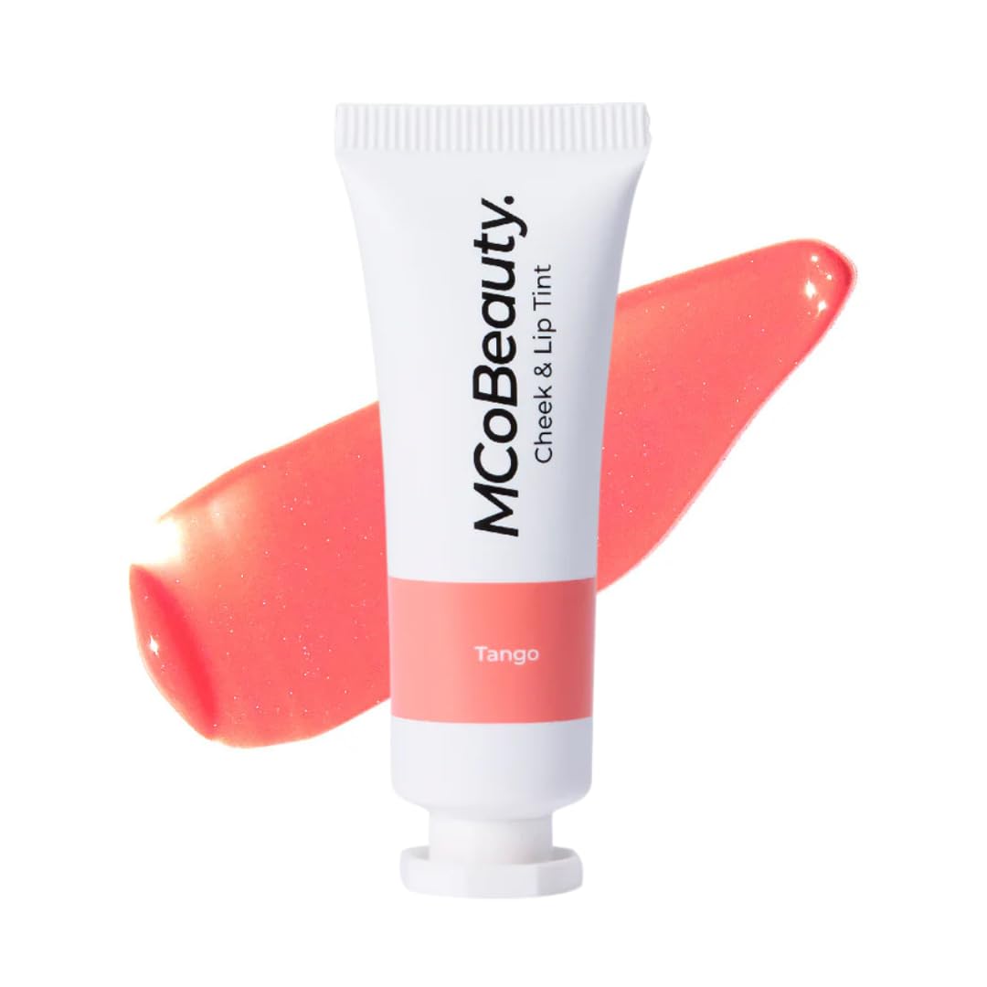 MCoBeauty Cheek And Lip Tint - Luminous Pop Of Buildable Color - Quick-Drying And Long-Wearing - Blurs The Lines Between A Dewy Gloss And A Stain - Gives Skin A Youthful Glow - Tango - 0.34 Oz