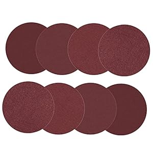 125 mm schuurpapier (40/80/120/240), 125 mm schuurschijven voor excentrische schuurmachine, 5 inch klittenband-schuurbladen voor houtmaterialen, spaanplaat, metaal (80 stuks, zonder gaten)