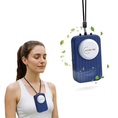 Personal Air Purifier Necklace, Wearable Mini Air Ionizer Eliminates Pollen,Smoke,Dust