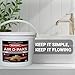 Roebic AOP Air-O-Paks for Aerated Septic Systems: Dissolves in Water, Degrades Grease, Proteins, Soaps, Chemicals - Four 8-Ounce Packets, 8 oz
