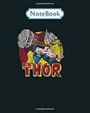  Notebook: marvel mighty thor hammer throw vintage graphic c - for men woman Journal/Notebook Blank Lined Ruled 100 pages 8x10 inches