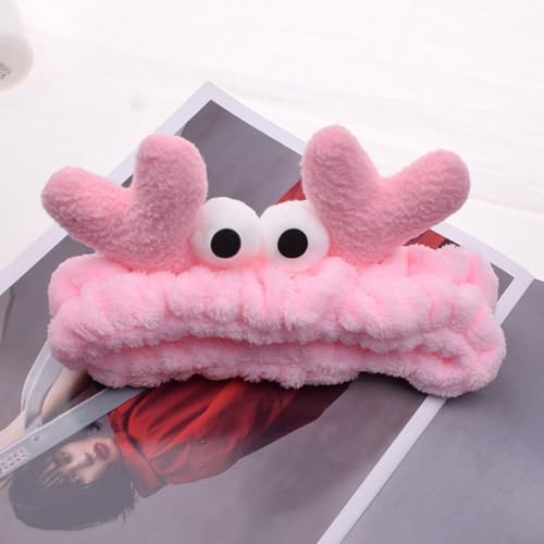 MOTHNUR Diadema Elástica para Lavado Facial 2 Unidades (1 Caqui, 1 Rosa) Banda Pelo de Mujer, Cinta Flexible para Spa y Maquillaje, Accesorios de Cuidado Personal y Belleza - imagen 4