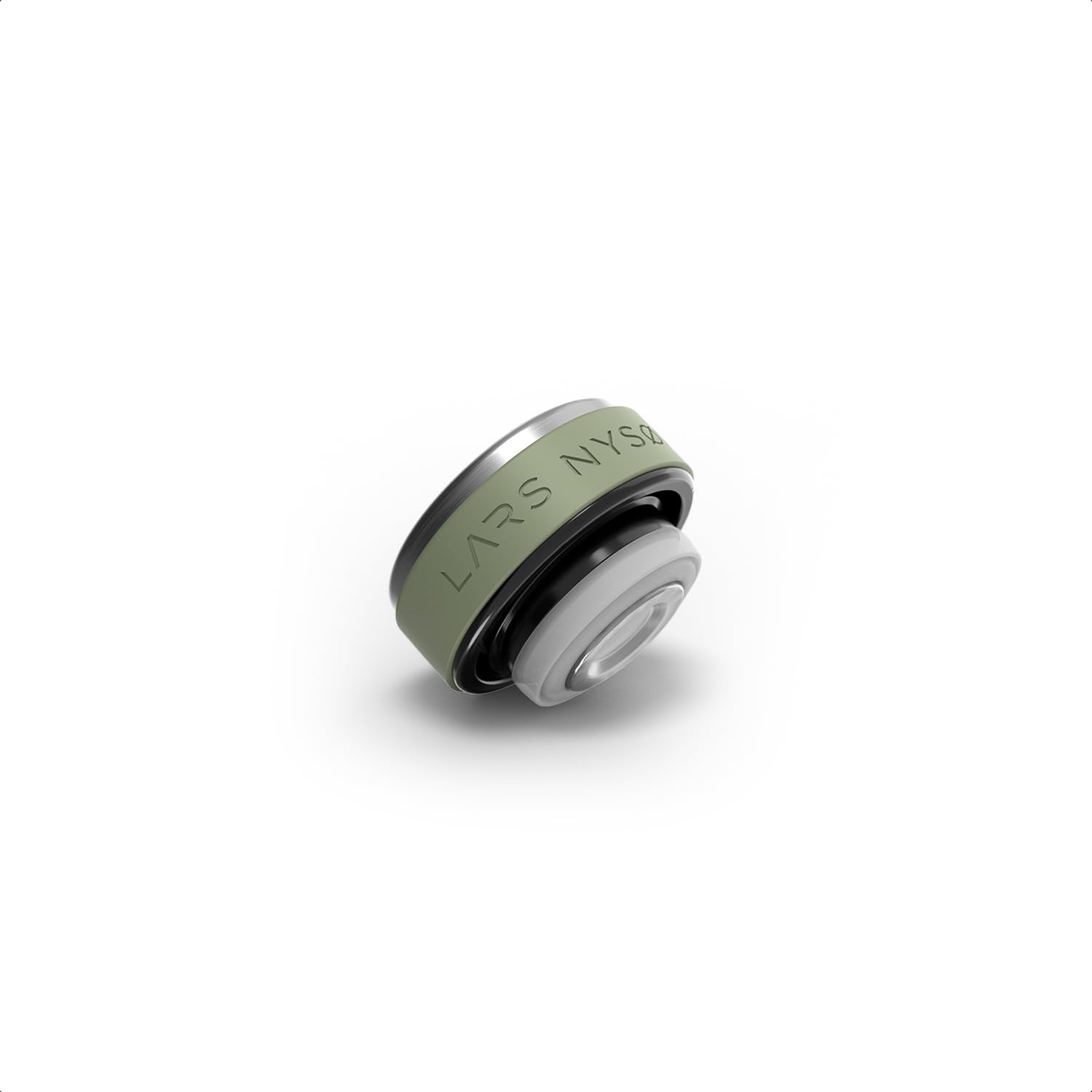 LARS NYSØM Coperchio di ricambio per borraccia REN - Coperchio di ricambio con anello in silicone compatibile con 350ml, 500ml, 750ml, 1000ml, 1500ml (Sage Green, 1ml)