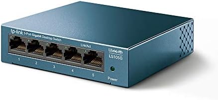 TP-Link LS105G, 5-Port 10/100/1000 Mbps Gigabit Ethernet Switch, 5 Bağlantılı Harici Güç Adaptörü - Görsel 3
