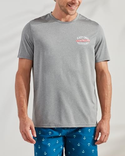 CARIBBEAN JOE Men's Standard Rash Guard, Last Call Cancelled Long Sleeve Sun Protection Swim, Beach and Fishing T-Shirt Top4