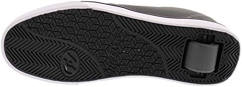 Heelys Footwear Wheeled Heel Shoe, Charcoal, 2 US Unisex Big Kid | Image 4