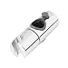 Produktbild 25mm ABS Chrom Ersatz Duschkopf Schiene Schieberhalter Verstellbare Riser Halterung Rack Schiebestange Badarmatur Zubehör (silber)
