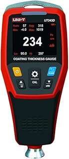 UNI-T UT343D UT343A UT343E Digital Coating Gauge Meter Cars Paint Thickness Teste Metal Detector FE/NFE Measurement with USB Data(UT343D)