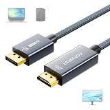 4K@120Hz Active DisplayPort To HDMI Unidirectional Cable DP1.4 To HDMI 2.1 | 8K@60Hz 1440P@240Hz, HDR, DSC DP to HDMI Only for NVIDIA AMD GPU Gaming PC Laptop to Monitor TV Projector (NOT for PS5/Xbox)