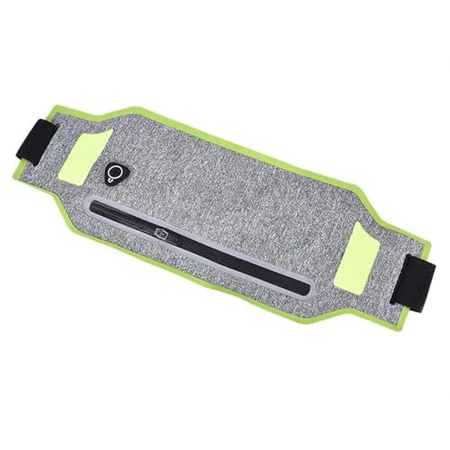 LNJMRU 2PCS Ultra-Thin Waist Pouch Wallet Belt Bags Fashion Running Sport Bum Bag Pack Travel Belly Waist Money Belt(Green)