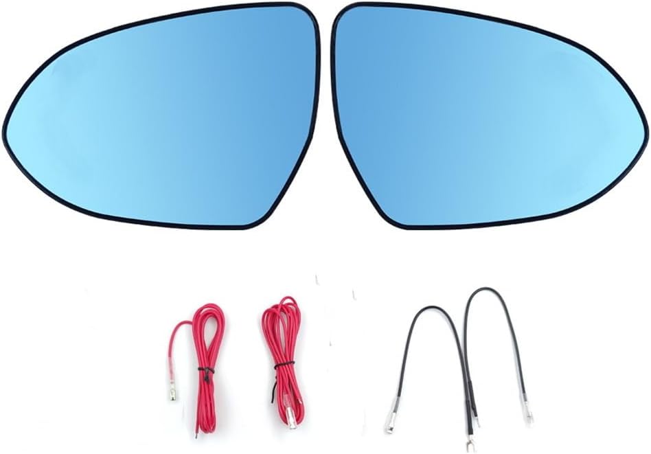 Car Rearview Mirror Lens compatible for Toyota 86 and Subaru BRZ, Anti-glare, Blue Mirror, Turning Signal, Heat Demisting