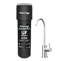 Waterdrop 10UB-UF 0.01 ?m Ultra Filtration Under Sink Water Filter System for Baçt?ria Reduction, Reduces Lead, Chlorine, Bad Taste & Odor, 8K Gallons, with Dedicated Faucet, USA Tech