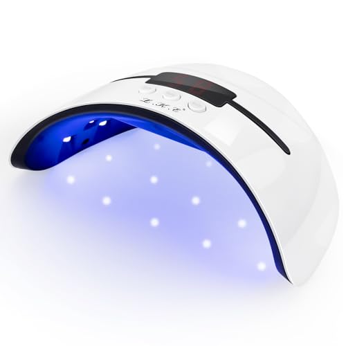 UV Lampe für Gelnägel 36W Nageltrockner mit Tragbarer USB-Ladefunktion 30/60/90s Timing-Funktion LCD-Display und Infrarotsensor Led nagellampe ist für alle Gele Geeignet