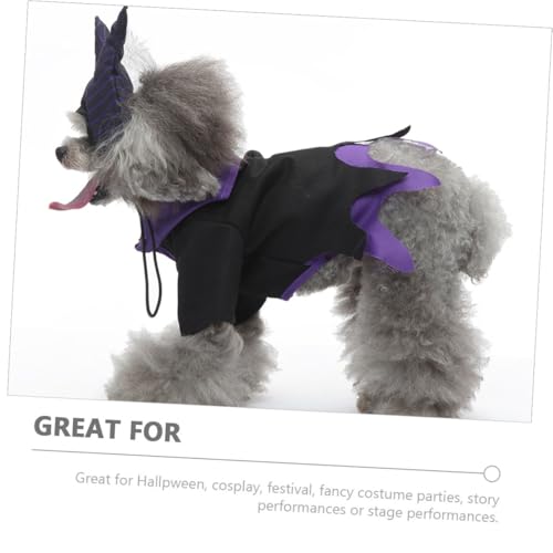 Disfraz para perro Bruja Halloween en talla L miniatura 6