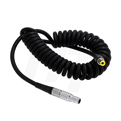 Evite apagones usando HangTon Enchufe CC de 5,5 x 2,1 mm cable de alimentación en espiral de 2 pines 3