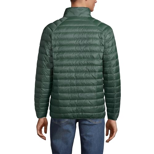 Lands' End Mens UL Packable Down Jacket Deep Woodland Green Regular Small2