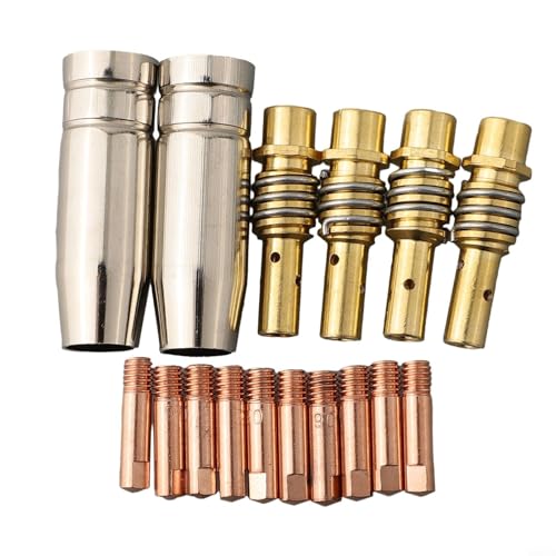 Kit de acessórios de soldagem Mig Welder MB15 AK MIG 16 peças de bicos de gás com ponta de contato M