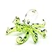 ZOOCRAFT Glass Sea Octopus Figurine Green Miniature Hand Blown Coastal Style Home Decor Gift Collectible