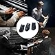 Piano Pedal Cover, Klavier Pedal Cover Fuß Pad, Piano Pedal Schutzhülle, Klavier Zubehör, Klavier Pedal Schutzhülle Fall Musikinstrumente Zubehör, 3 Stücke, Schwarz