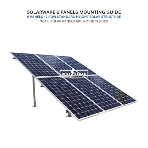 Image of SW-3K-MAX-HDG (6P) 3kVA Lithium Solar Upgrade Kit | UTL Gamma Plus 3400 r-MPPT PCU + 25.6V 100Ah LiFePO4 Battery + Heavy Duty Hot-Dip GI 6-Panel Structure | (Panels Not Included)