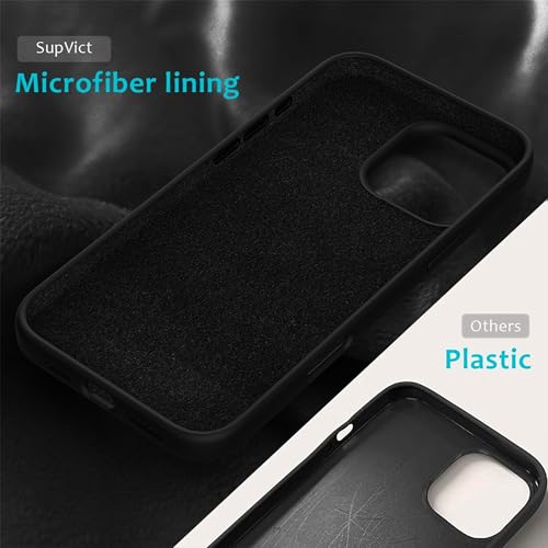 Image of ArmourPro Silicone Back Case for iPhone 16 Pro Max, Soft-Touch Case | Black