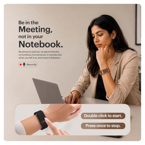 Image of URBAN ARC Note - India's First AI Meeting Recorder Smart Fitness Band