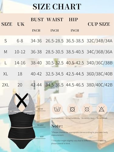 Traje de baño para mujer con cuello en V profundo y control de barriga 2