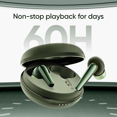 Image of Mivi DuoPods Aura 35 dB Quad-mic ANC Wireless TWS Earbuds, 60H Playback, 13mm Bass Drivers, Gaming Mode 50ms, Bluetooth v5.3, IPX4 Sweat Proof, Made in India