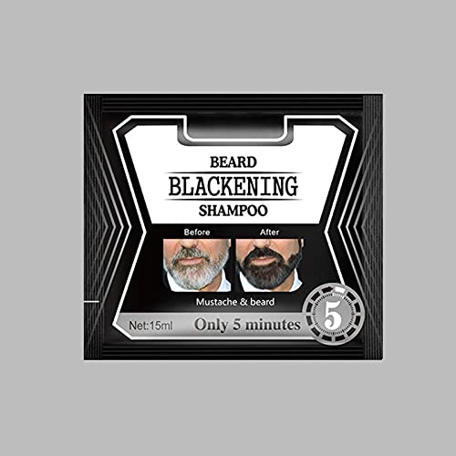Beard Blackening Shampoo, Men'S Dyed Beard Blackening Shampoo, Fashion Natural Without Stimulation Beard Shampoo - Image 3