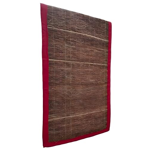Image of Vetiver Curtains for Home Cooling - Natural Window Blinds for Summer - Handwoven Khas Khas Curtains - Eco-Friendly Khas Ki Jad (1)