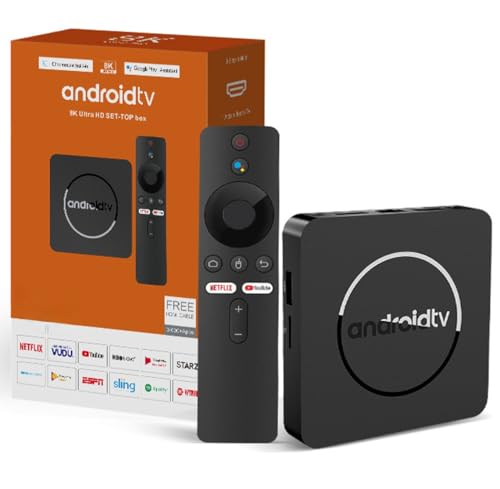 Android 14.0 TV Box Rk3518 Dual Wi-Fi + Bluetooth with Voice Bluetooth Remote