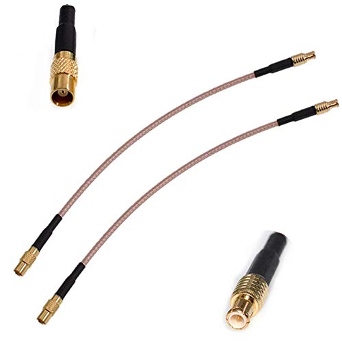 Cable adaptador MCX macho a MCX hembra 1m 2 pcs miniatura 2