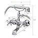 CO-Z Bathroom Clawfoot Shower Bathtub Combo Faucet 5.32''-5.9