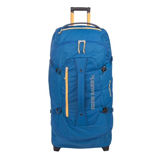 Eddie Bauer Expedition 34 Duffel 2.0 - Lightweight Travel Luggage Made From Rugged Polycarbonate and Nylon, True Blue4