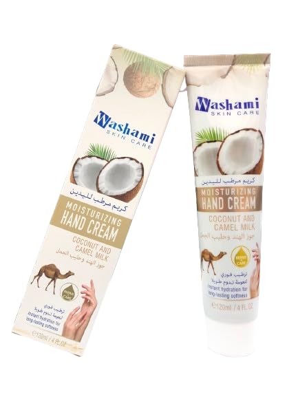 WASHAMI COCONUT AND CAMEL MILK MOISTURIZING (HAND CREAM)