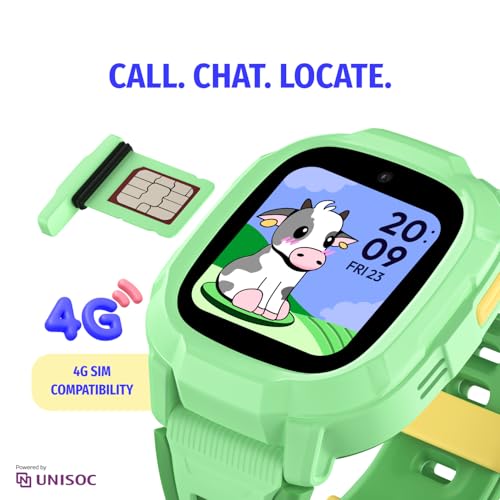 Image of Noise Junior Explorer 2 Delight Gift Box - Smart Watch for Kids with 4G SIM Compatibility, 2-Way Video & Voice Calling, Geofencing, Real-Time Location Monitoring via Google Maps (Happy Meadow)