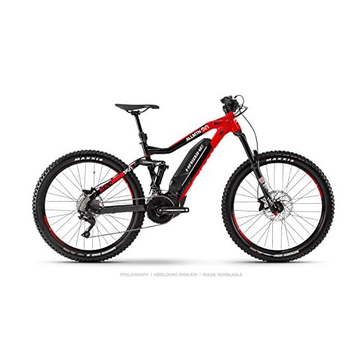 Haibike XDURO AllMtn 2.0 Yamaha 2019 - Bicicleta eléctrica (44 cm), Color Negro, Rojo y Blanco