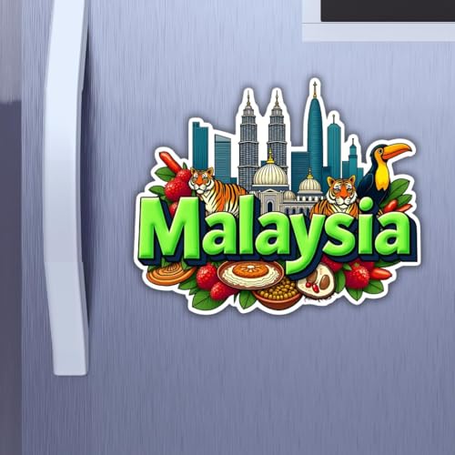 Image of Zesta Wooden Fridge Magnets Set | Refrigerator Decor Magnets for Kitchen | India Souvenir Fridge Magnet Collection | Wooden Magnet for Fridge Door Decoration (Malaysia)