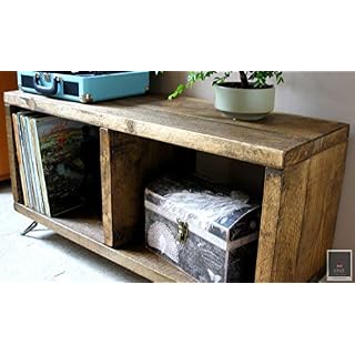 KRUD-42 Support pour tourne-disque extra bas | Rangement de disques vinyle | Meuble d’échafaudage | Meuble TV rustique… - Les Beatles, Paul McCartney, John Lennon, RIngo Starr, George Harrison KRUD-42 Support pour tourne-disque extra bas | Rangement de disques vinyle | Meuble d'échafaudage | Meuble TV rustique… – Image 3