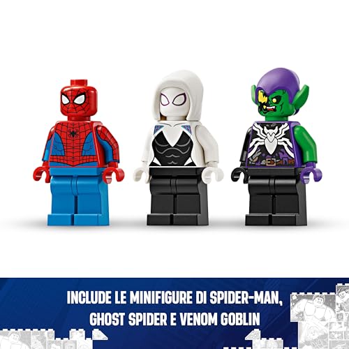 | Marvel Auto da Corsa di Spider-Man e Venom Goblin, Gioco di Ruolo per Bambini e Bambine da 7 Anni con Macchina Giocattolo da Costruire, Aliante, Skateboard e Minifigure dei Supereroi 76279 - Lego - Immagine 7
