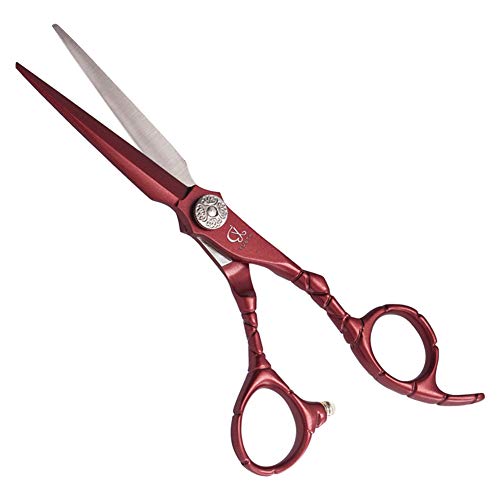 Ensemble de ciseaux à cheveux et ciseaux de coiffure colorés avec étui cuir - 4
